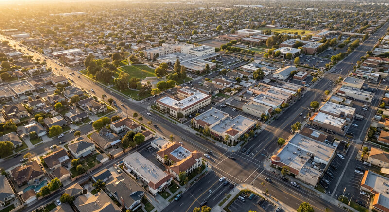 La Palma Orange County Southern California residential community