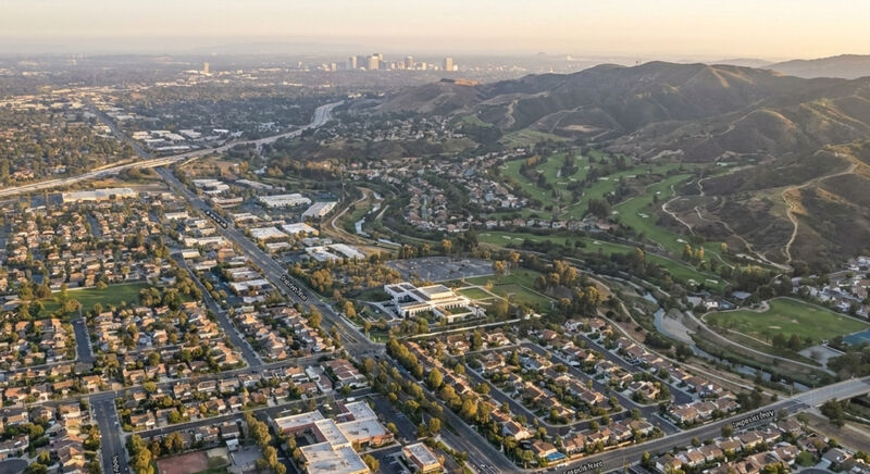 Yorba Linda upscale residential neighborhood homes